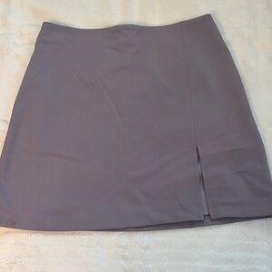 Sunday Best Gray Mini Skirt